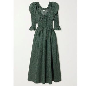 SOLD-NWT Kaira XS in Evergreen Winter Ditsy DOEN